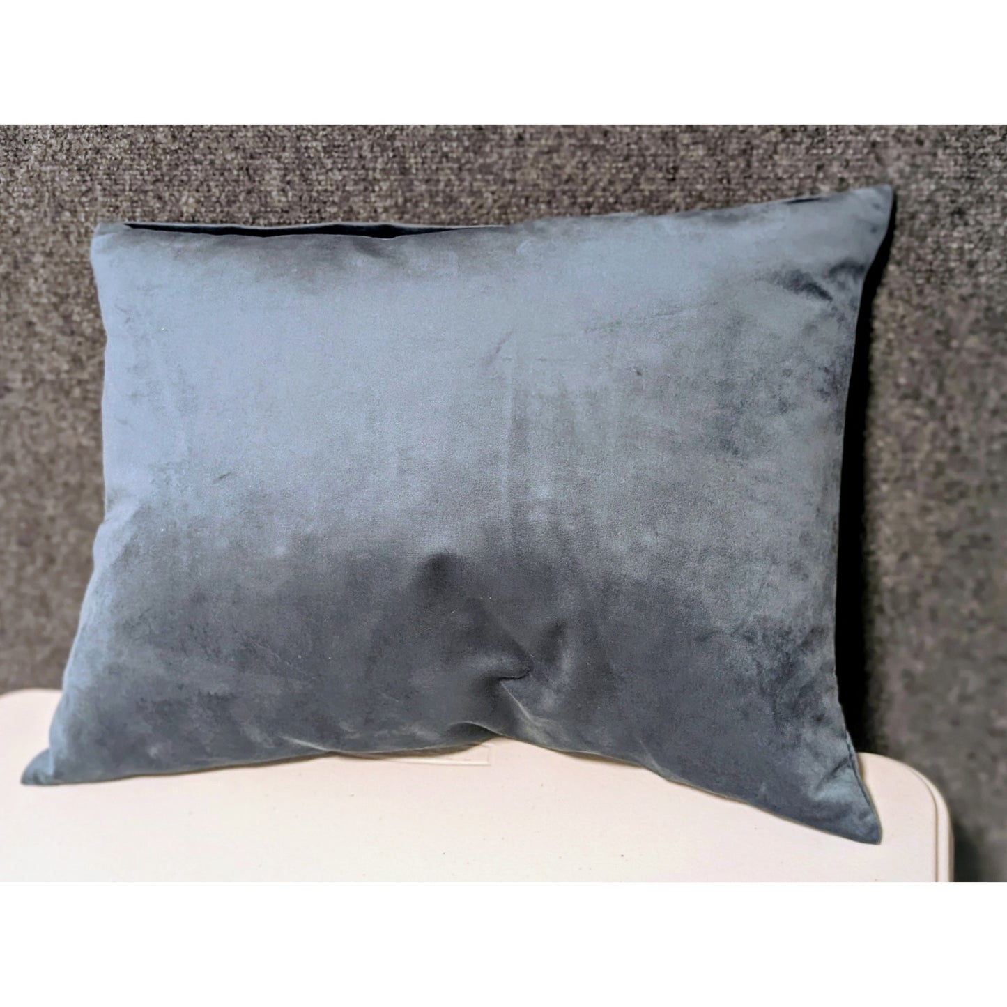 Made in Italy Teal Velvet Zippered Down Filled Insert Decorative Pillow