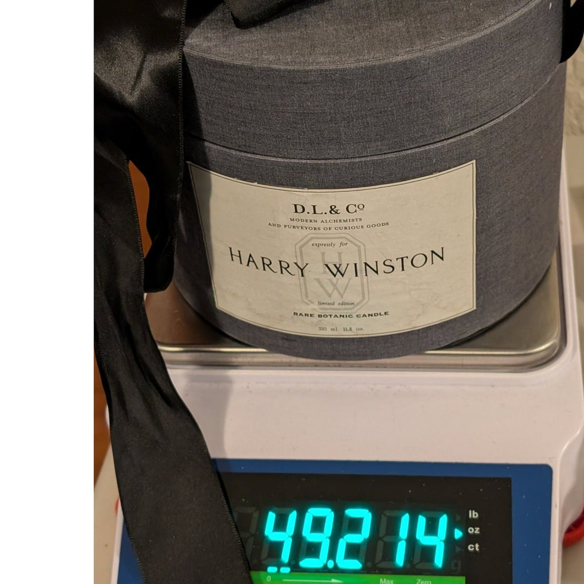 Rare Vintage VIP Limited Edition Harry Winston D L & Co Candle Never Opened