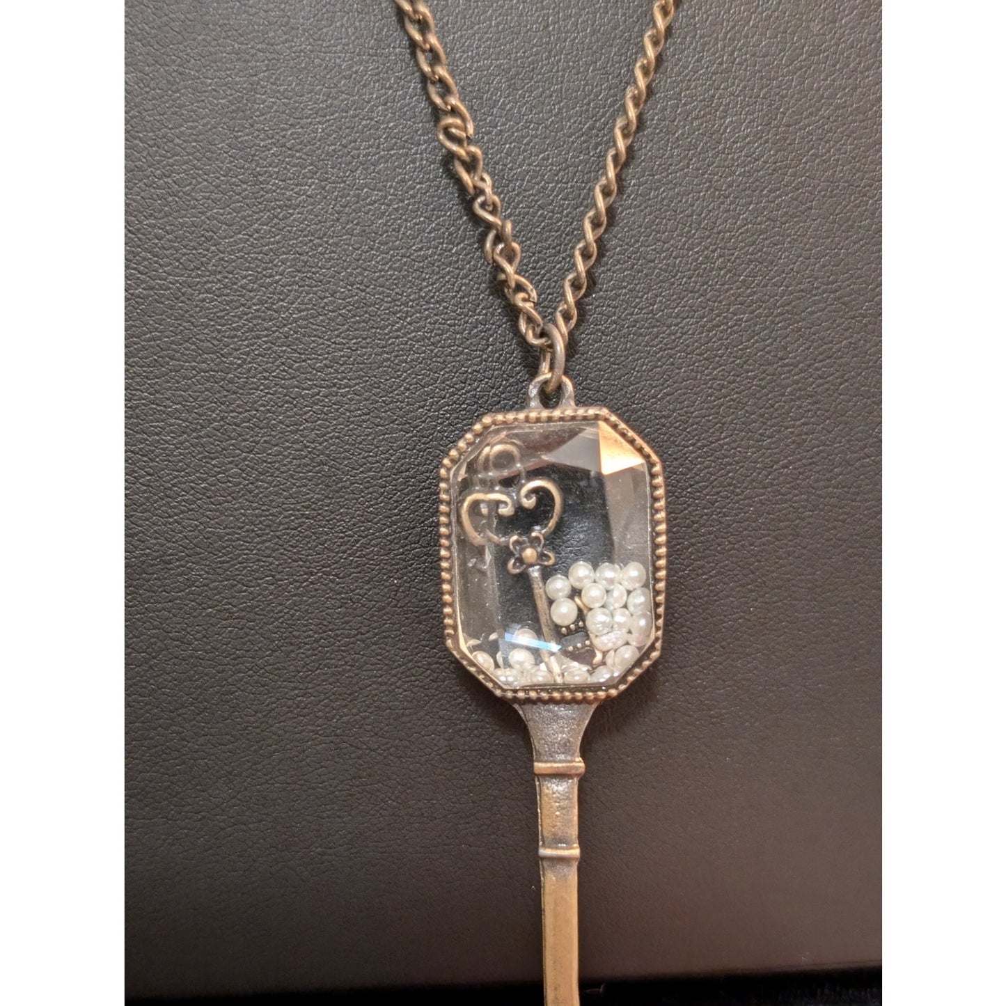 Two Victorian Drop Dangle Pendant Bib Necklace Lot