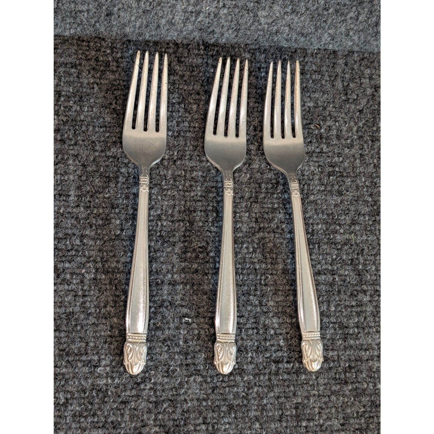 Vintage Holmes & Edwards Danish Princess Pattern Inlaid IS Three Forks