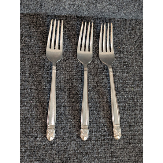 Vintage Holmes & Edwards Danish Princess Pattern Inlaid IS Three Forks