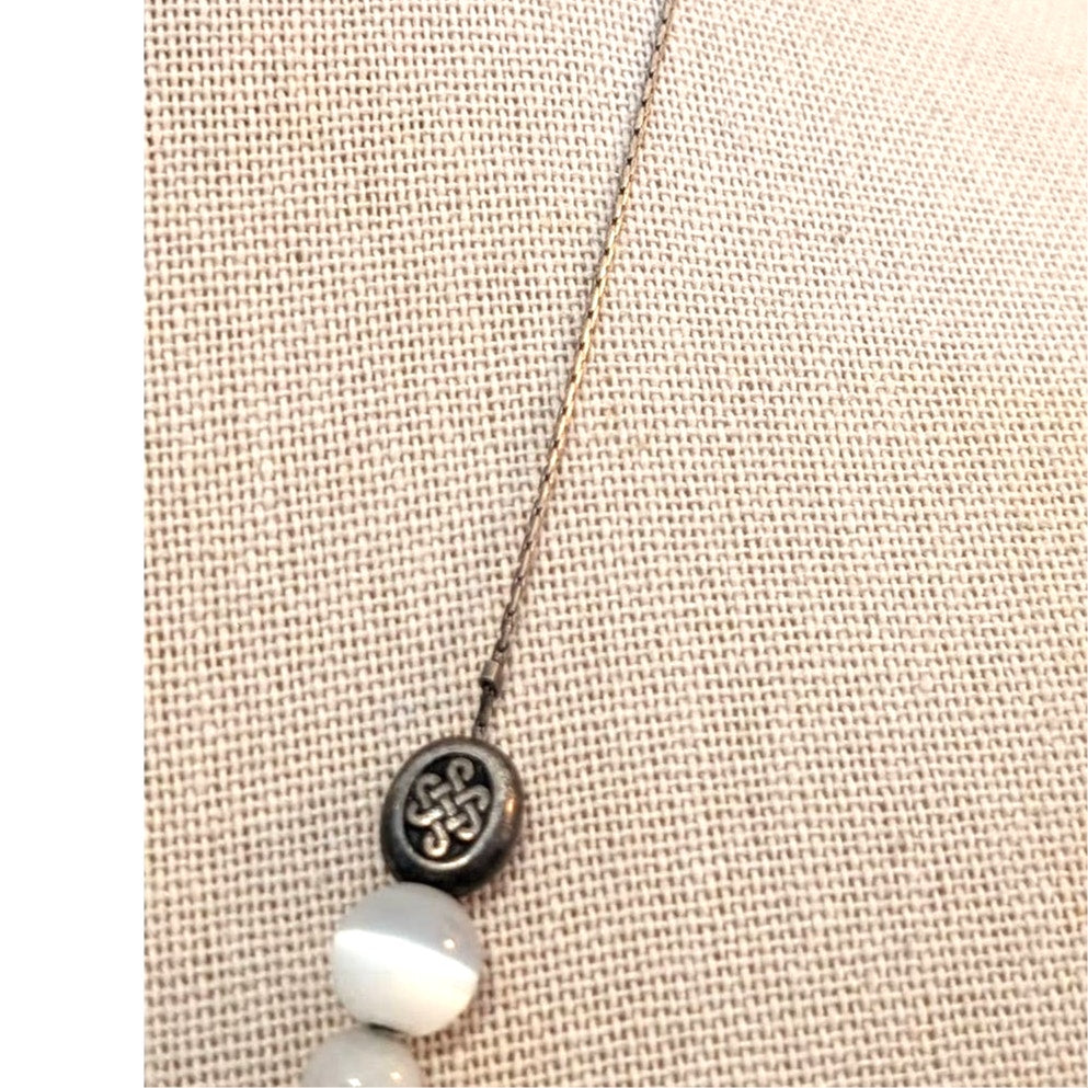 Made with Love Glass & Cat Eye Bead 16" Necklace