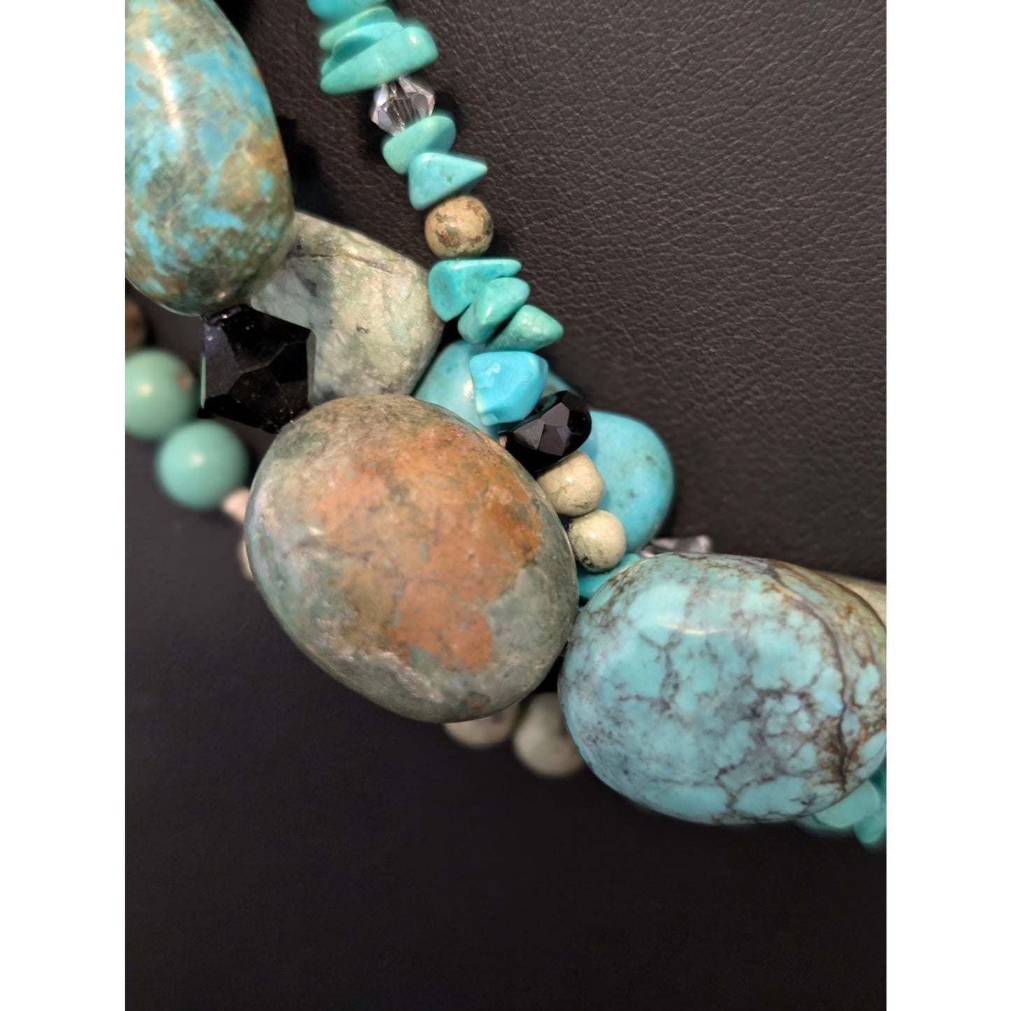 SILPADA Sterling Silver Turquoise Four-Strand Necklace