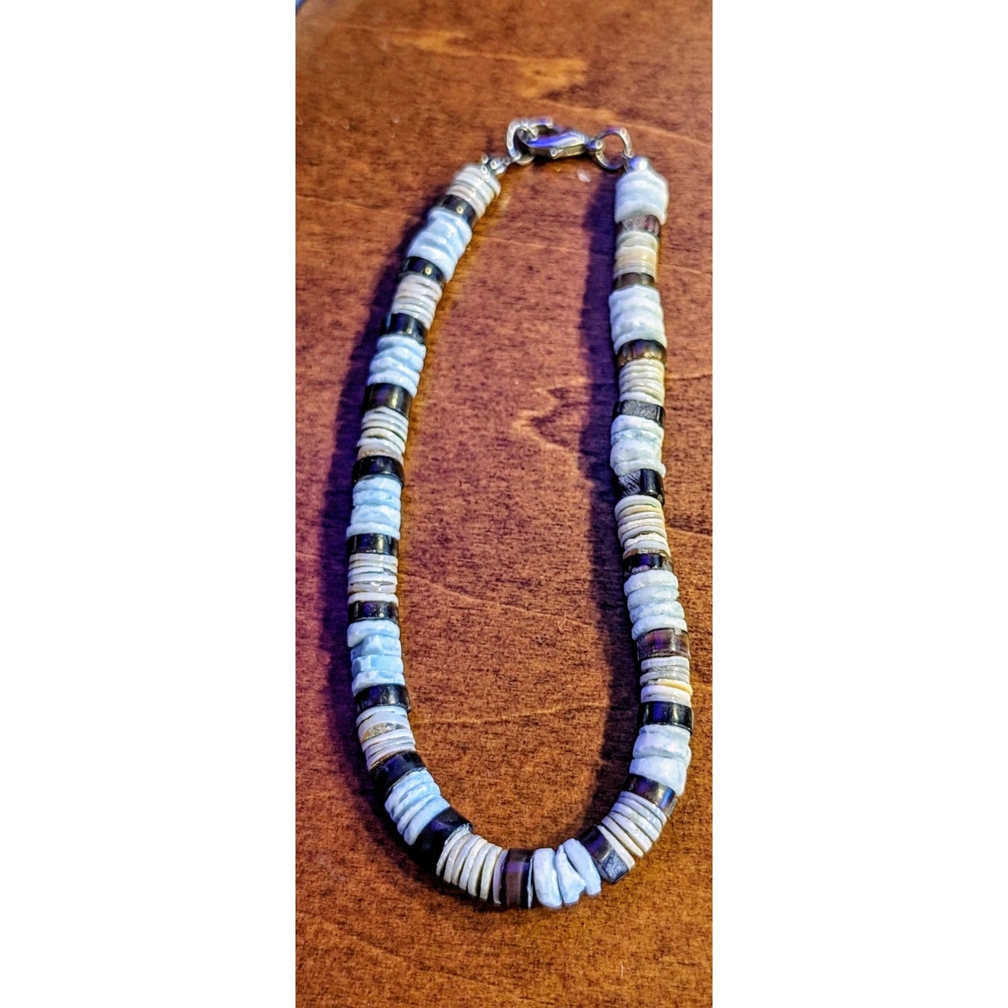 Shell Bead 9" Bracelet or Anklet