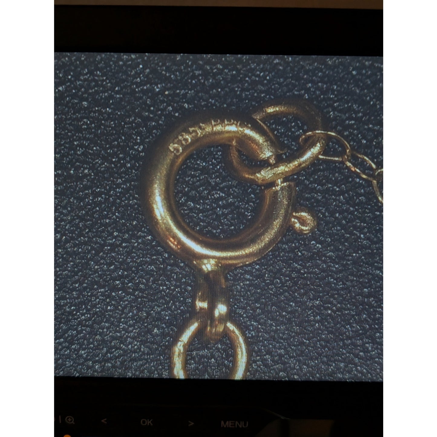 Vtg 14K Yellow Gold Genuine Pearl Pendant 18" Chain Spring Ring Clasp Necklace