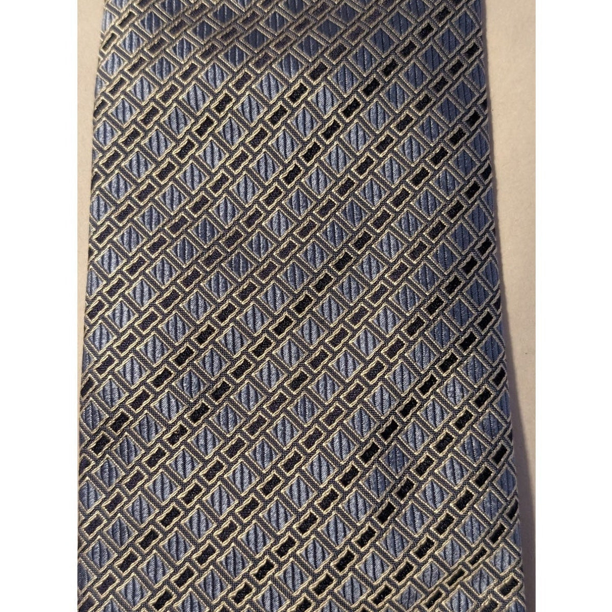 Patek Philippe Pour Ermenegildo Zegna Blue Pattern Silk Tie Limited Edition 2005