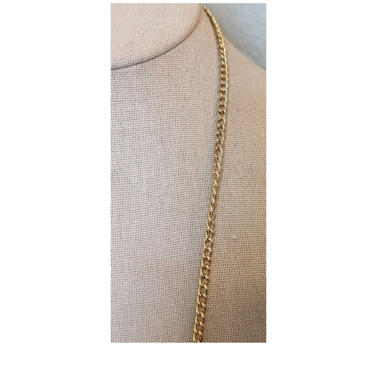 Yellow Gumdrop Pearl Gold Tone Tassel Statement Necklace