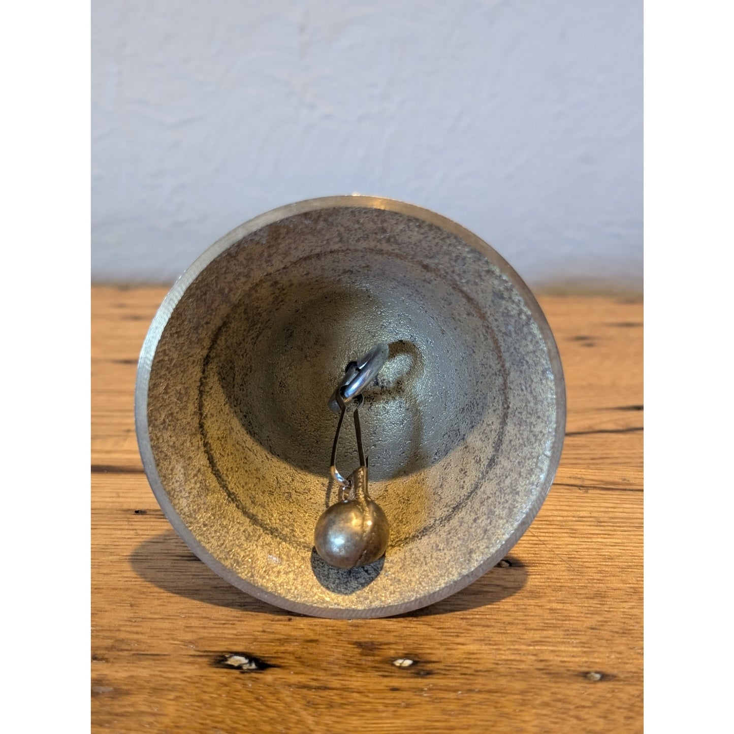 Wooden Handle Solid Brass School Bell
