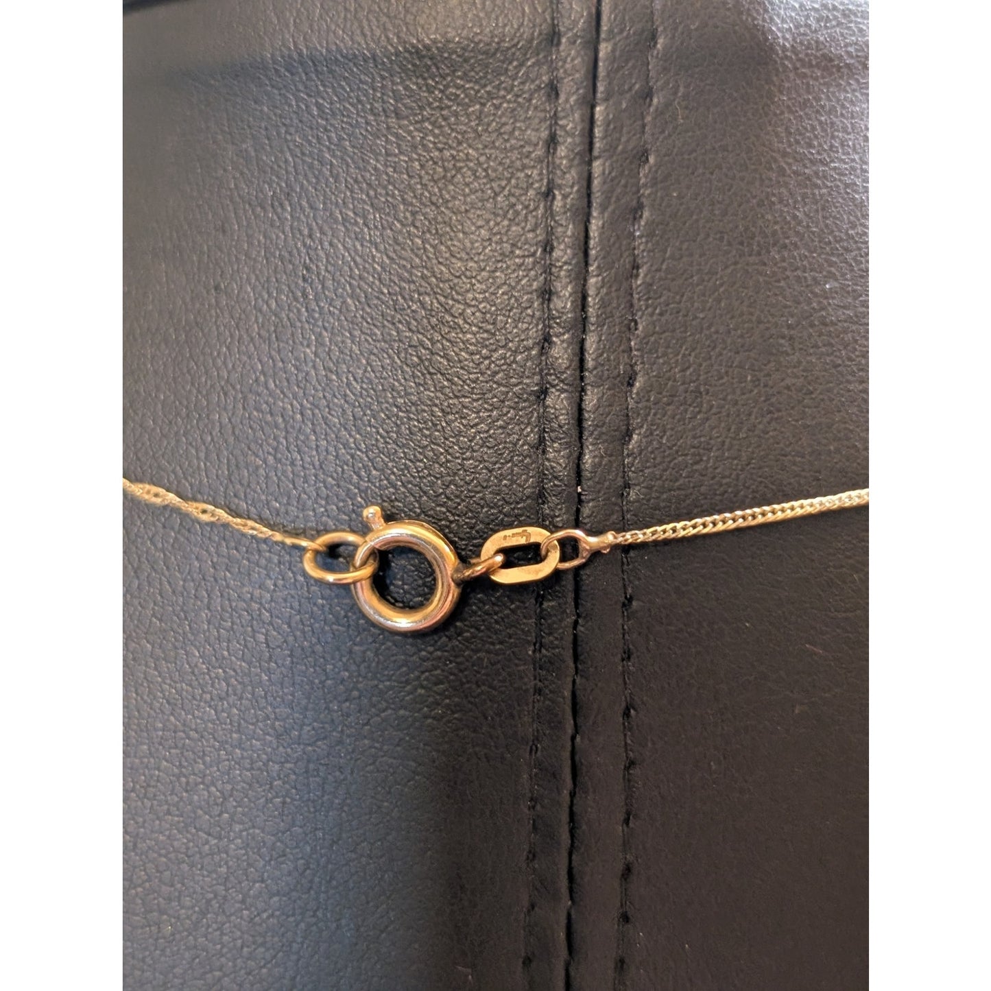 14K Yellow Gold Five Diamond Journey Pendant 18" Necklace