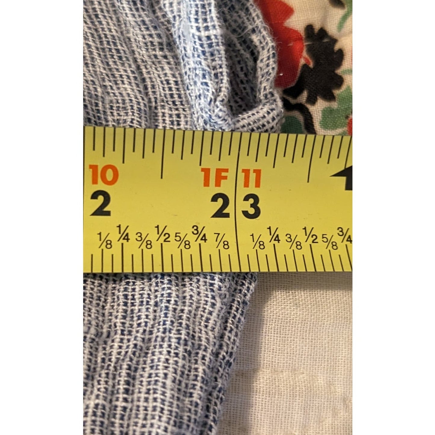 Tahari Loose Weave 100% Linen Oversized Boxy Back Button Up Top Womens Sz S