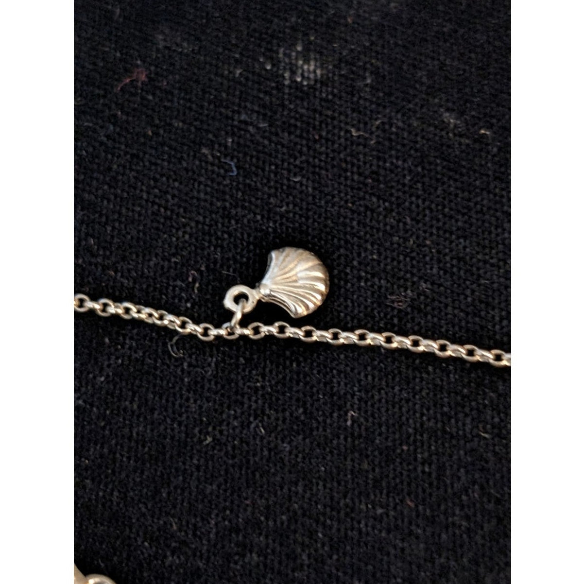 Seaworthy Nautical Marked 925 Sterling Silver Charm Ankle Bracelet