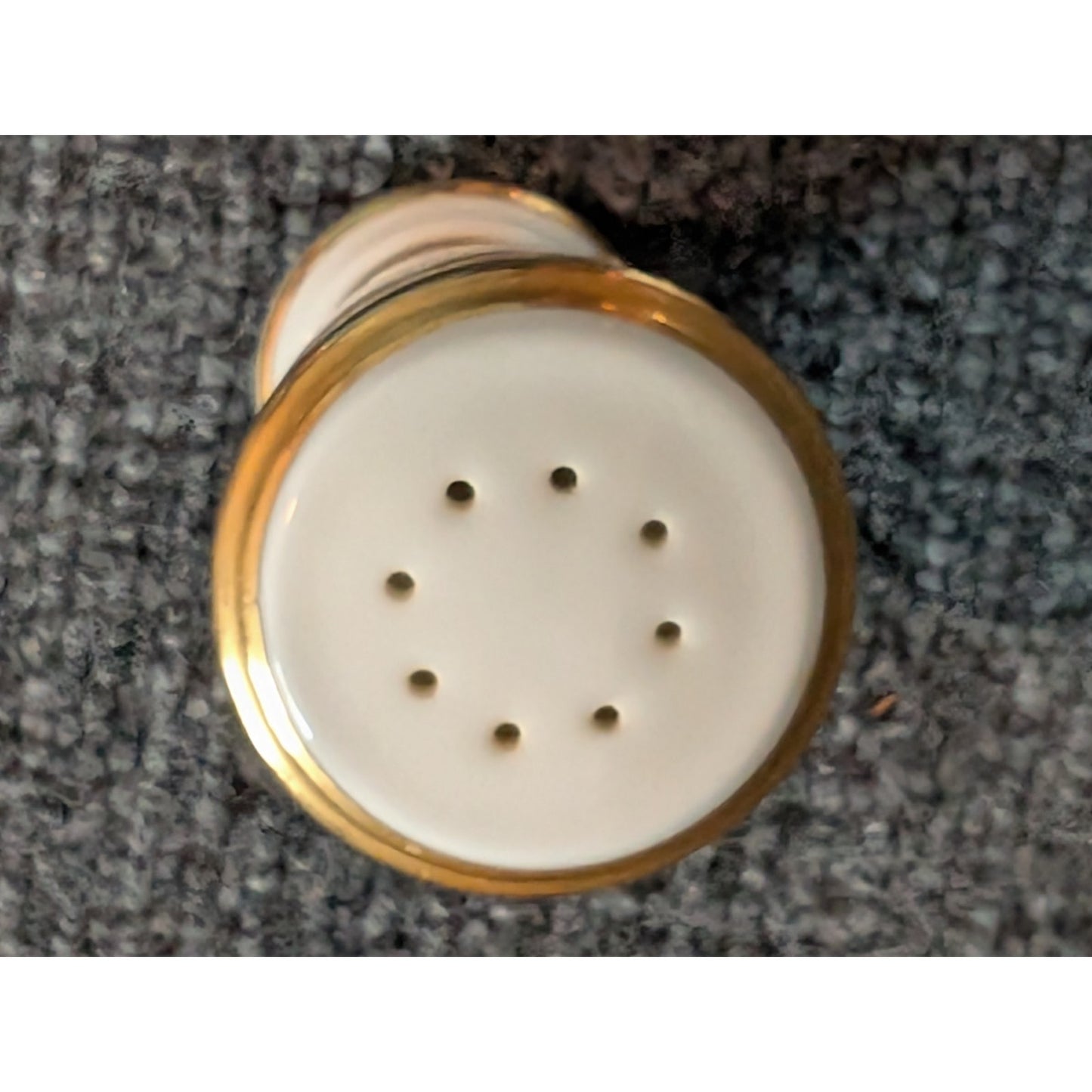 Noritake Xavier Gold Salt & Pepper Shaker Bone China Set