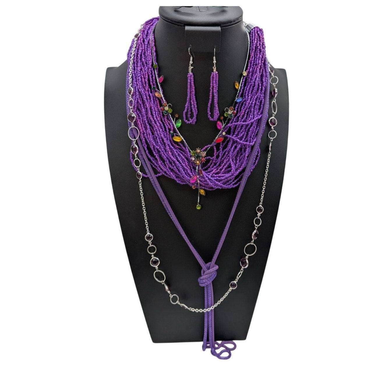 Reseller' Delight Curated Purple Lot of 41 Pieces of Jewelry