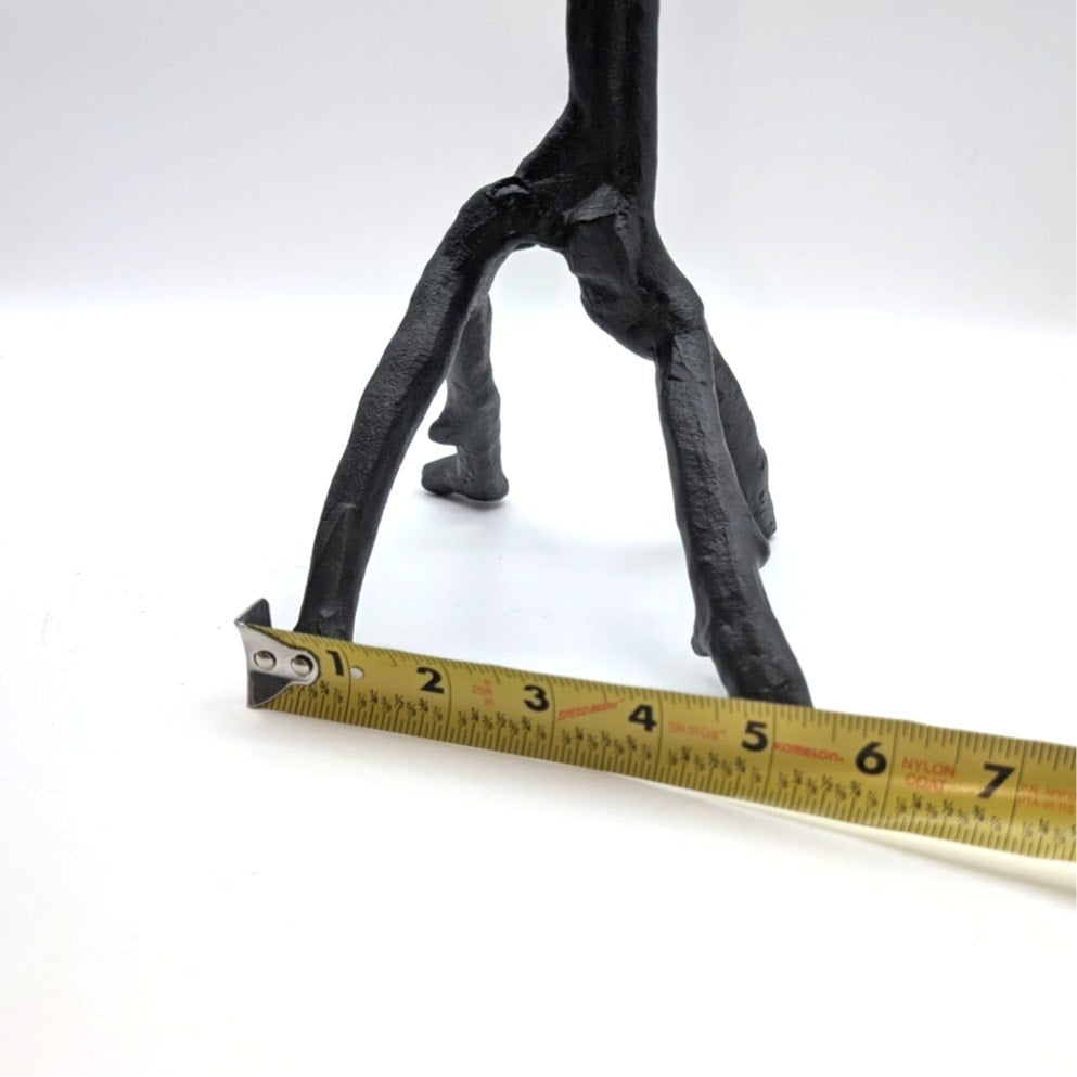 Black Iron Enchanted Forest Candlestick