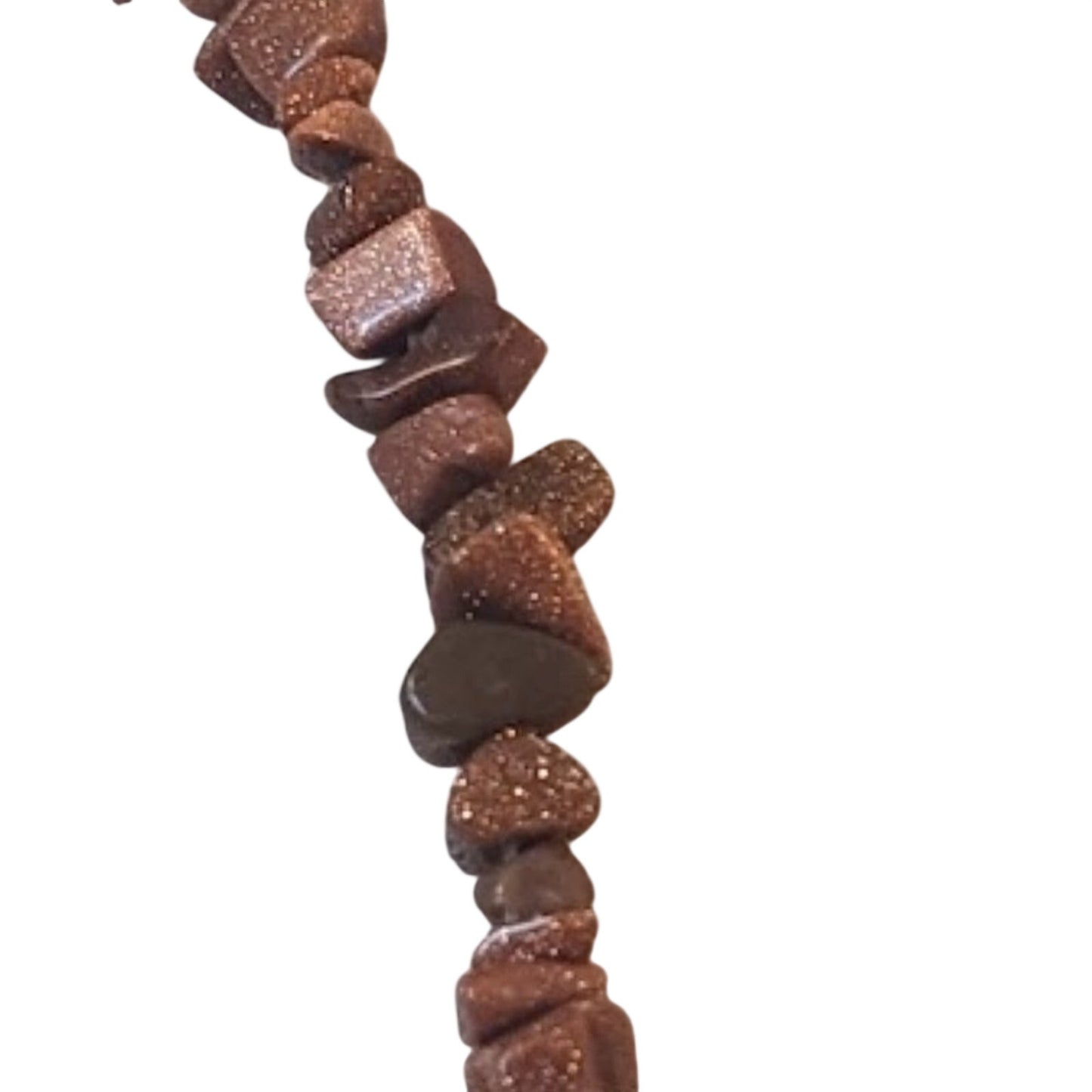 Goldstone Chip Necklace and Earring Set