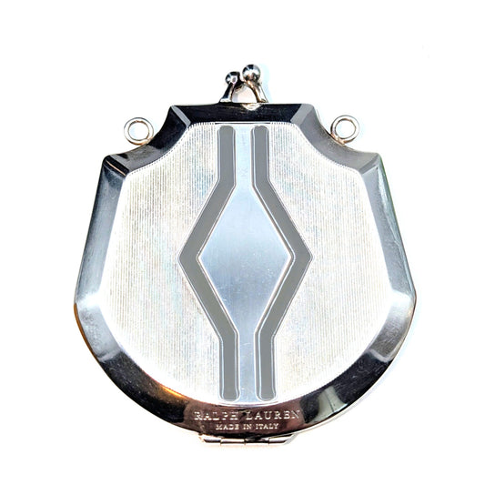 Ralph Lauren Collection Sterling Silver Art Deco Pocket Locket W/out Chain