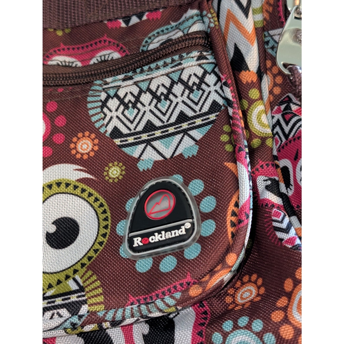 Rockland 19" Polyester Owl Multi-Color Brown Duffel Bag