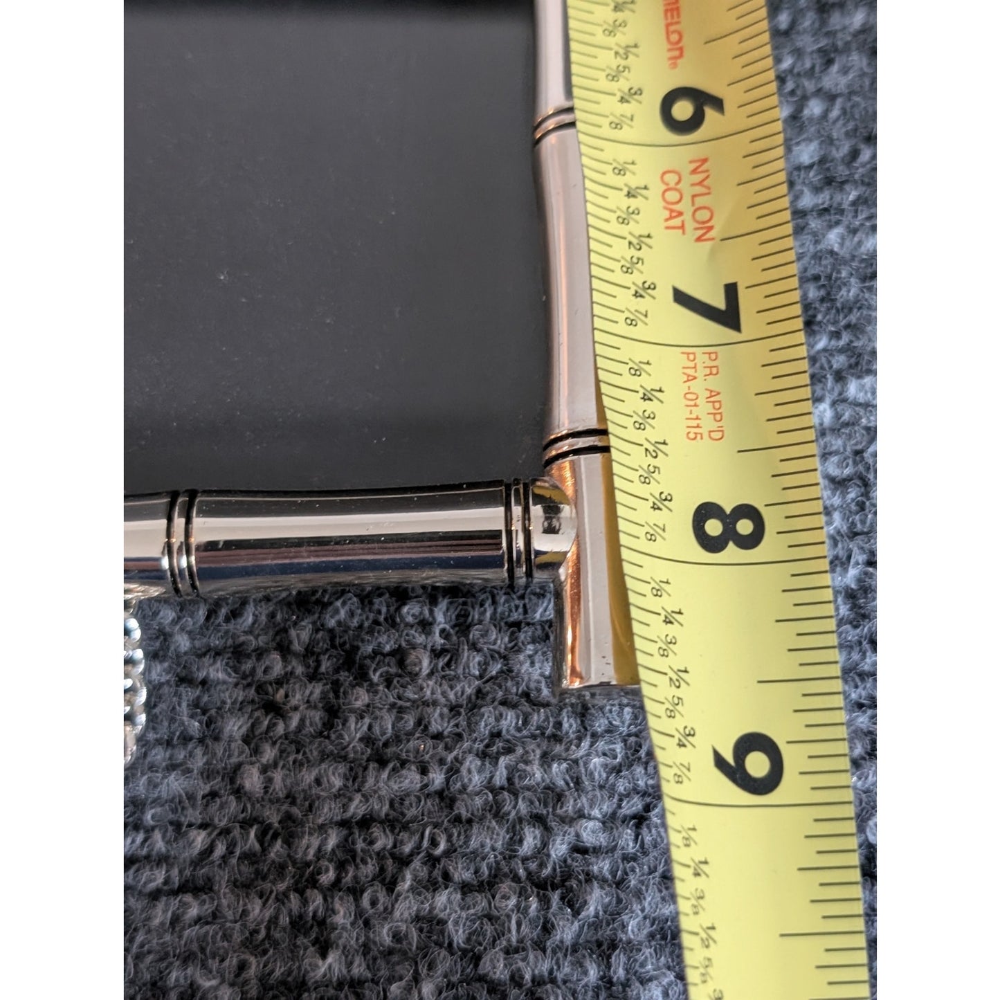 Bamboo Look Silver Metal Free Standing Picture Frame