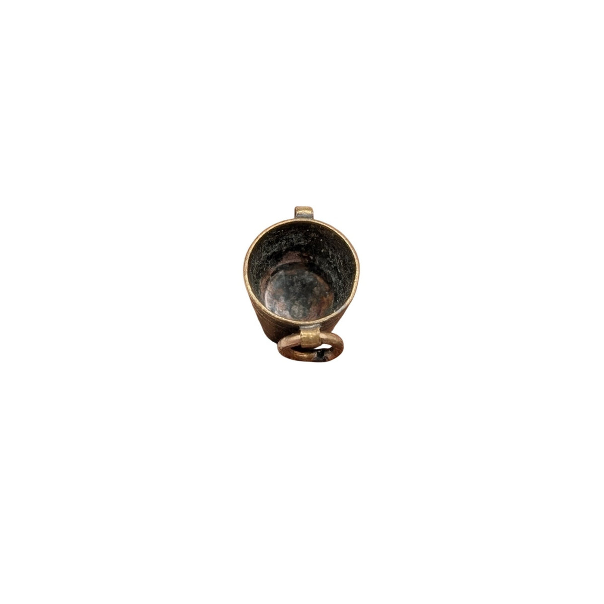 Vintage Brass Bucket Charm