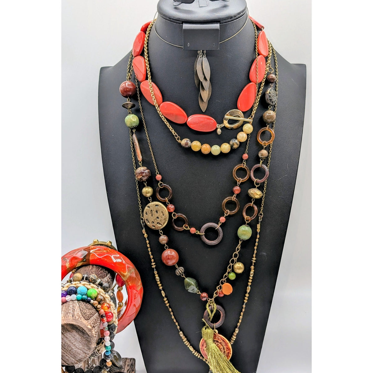 Reseller's Delight 46 Piece Boho Vintage to Modern Costume Jewelry Lot