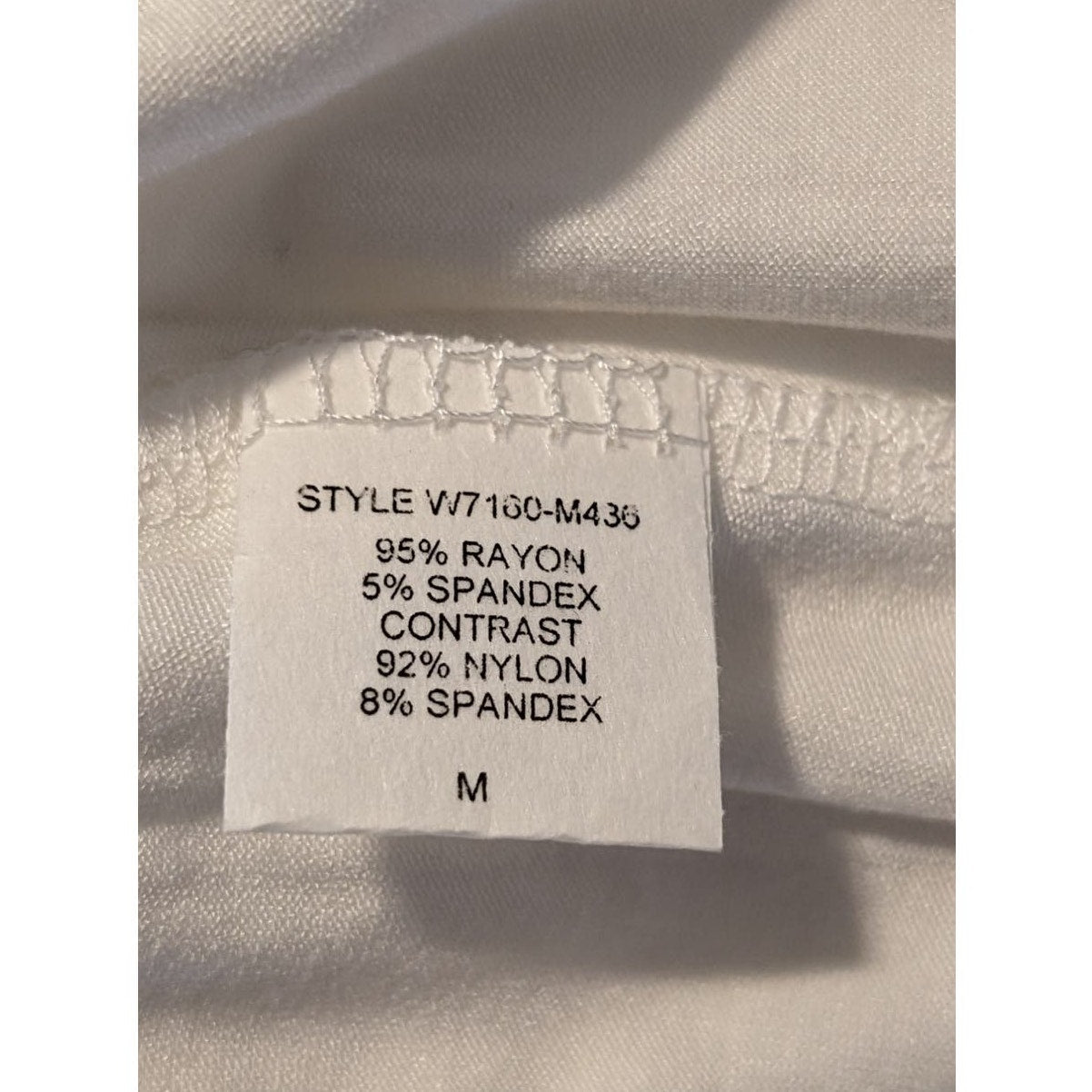 Loveappella NWT Stitch Fix Fifi Over Lay Lace Knit Top White Womens' Sz M