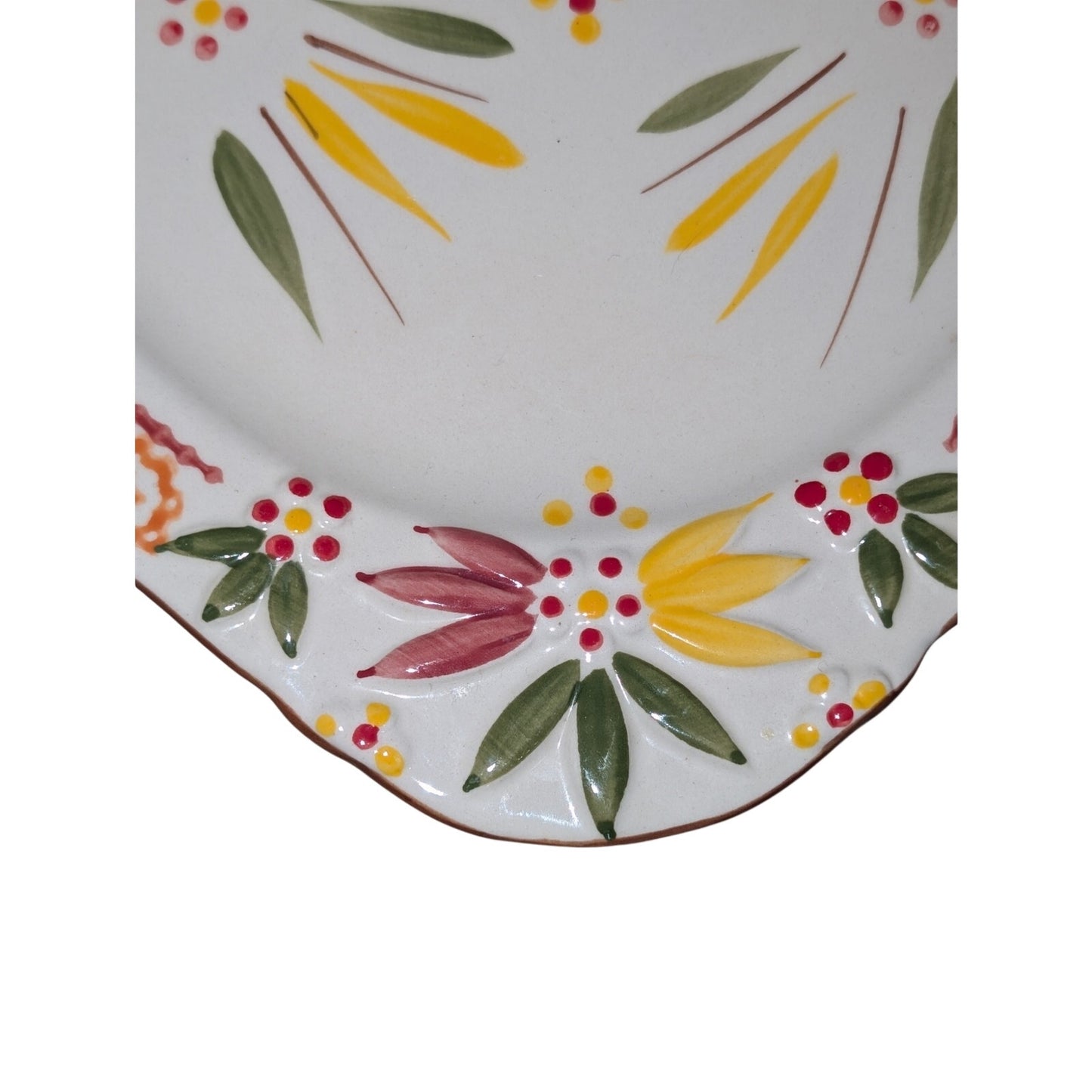 TEMPTATIONS BY TARA OLD WORLD FALLFETTI OVAL SERVING PLATTER
