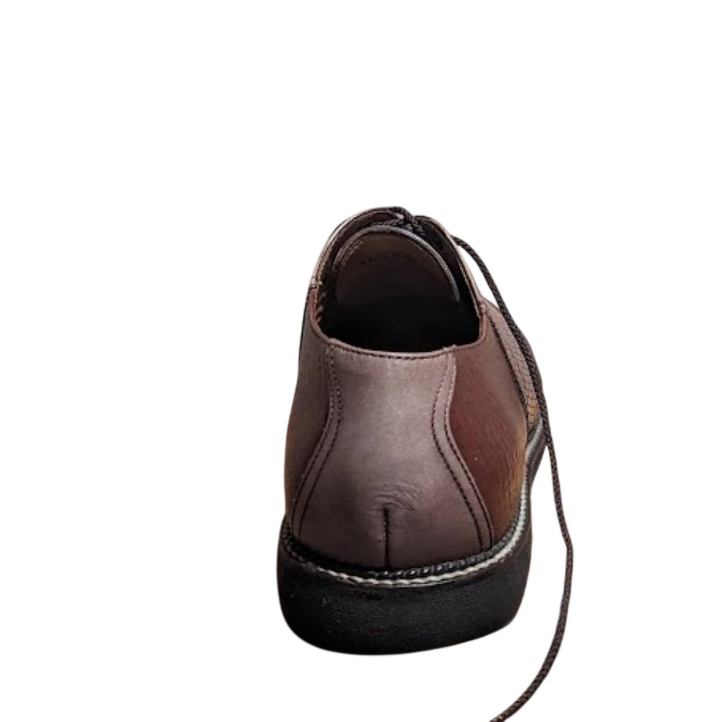 H.S. TRASK Men's Size 12N Two Toned Brown Leather Lace Up Saddle Oxford Shoe