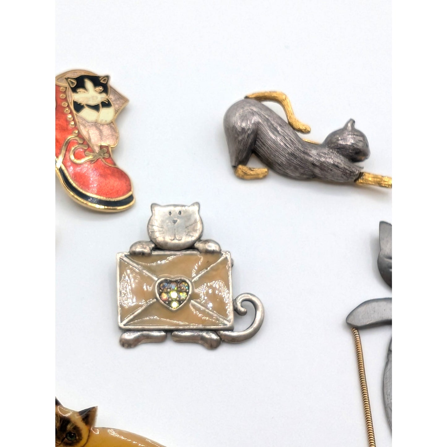 Cat Lover Lot of 11 Cat Pins