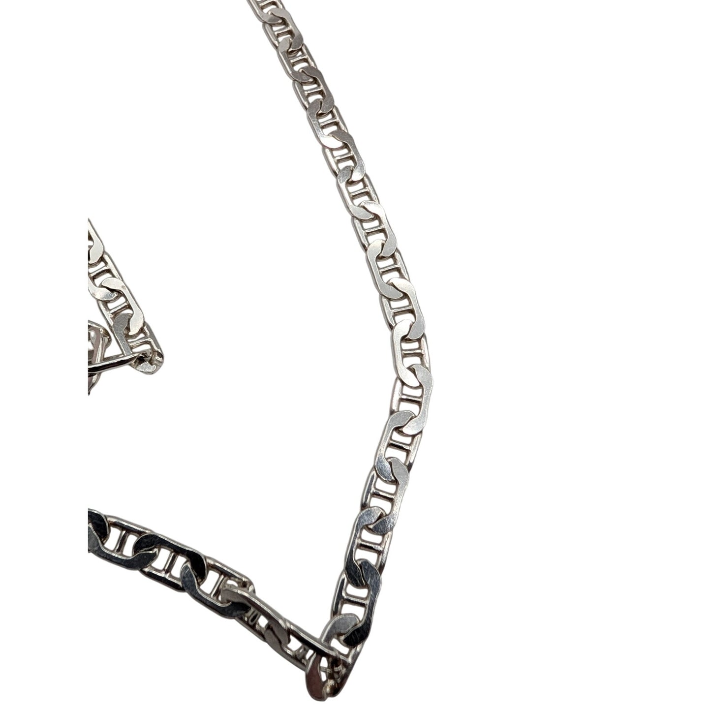 925 Italy Sterling Silver Mariner's Link 18" Chain Necklace