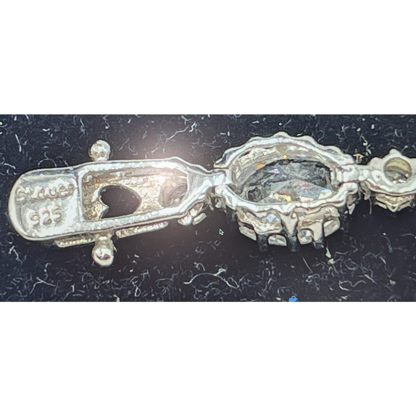 Stauer 925 Sterling Glam Oval & Round Alternating Cubic Zirconia Tennis Bracelet