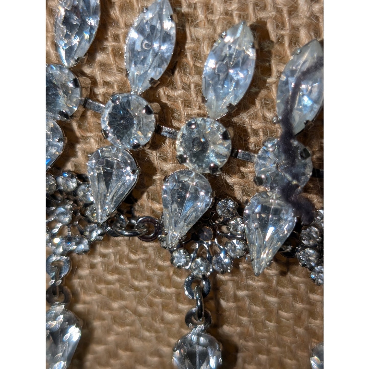 Express Blingy Rhinestone Chain Belt 34.5"-40"