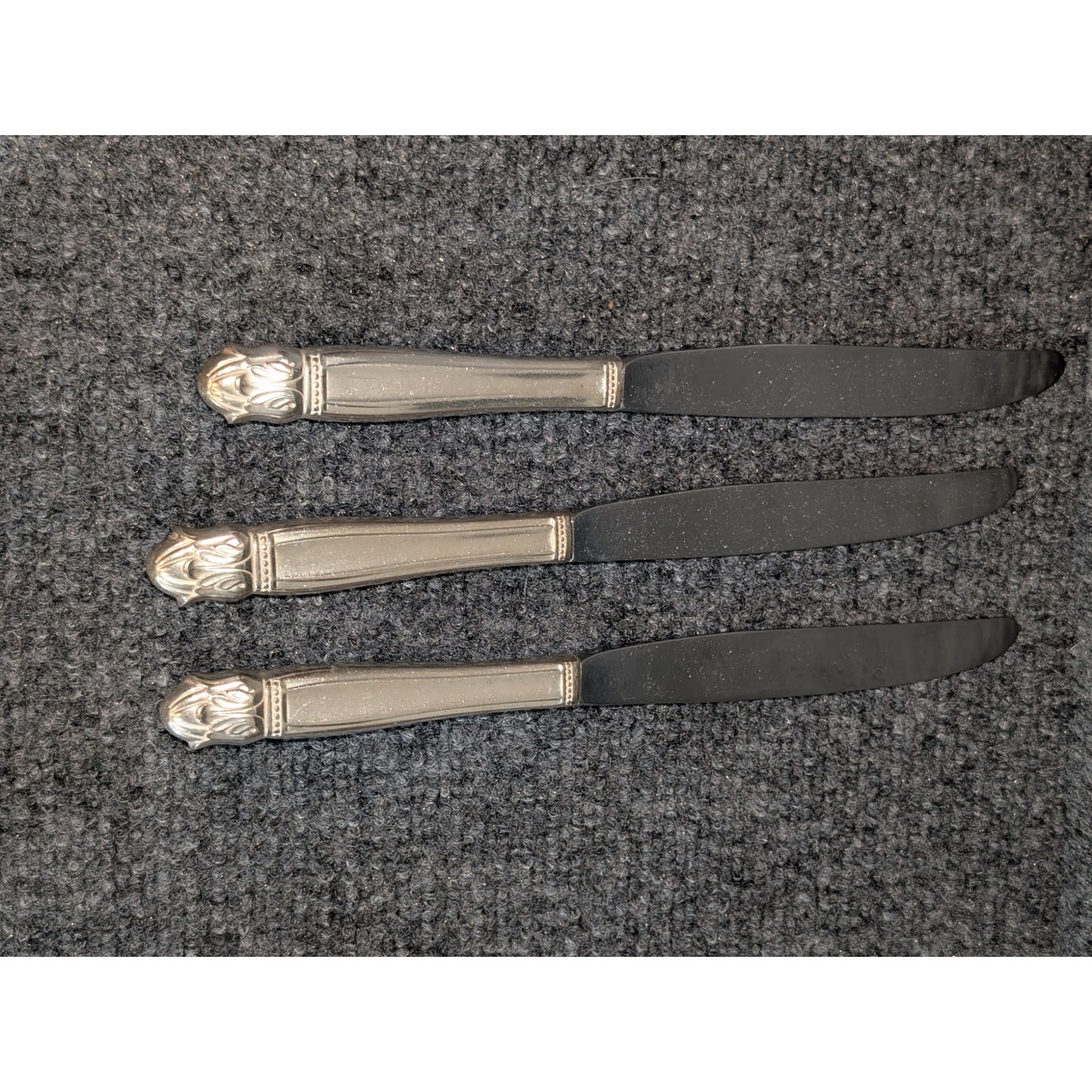 Vintage Holmes & Edwards Danish Princess Pattern Inlaid IS Three Knives
