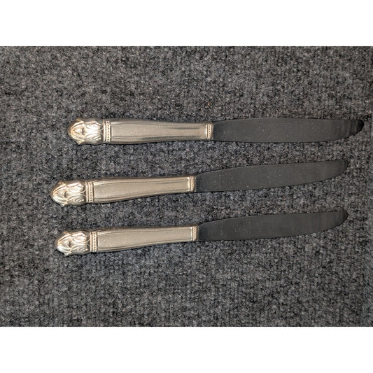 Vintage Holmes & Edwards Danish Princess Pattern Inlaid IS Three Knives