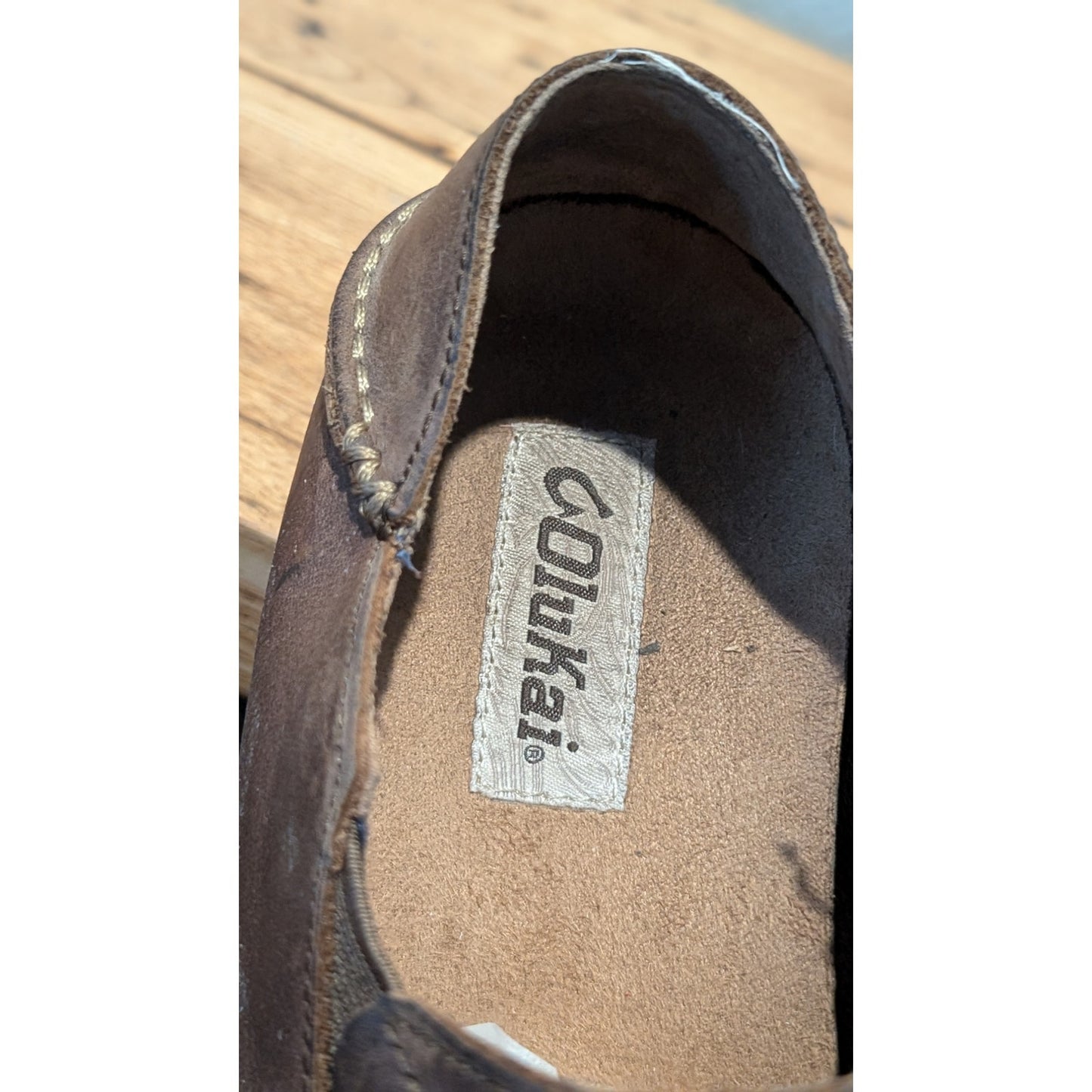 OluKai Moloa Slip-On Ray/Toffee Loafer Shoes Mens Size 8