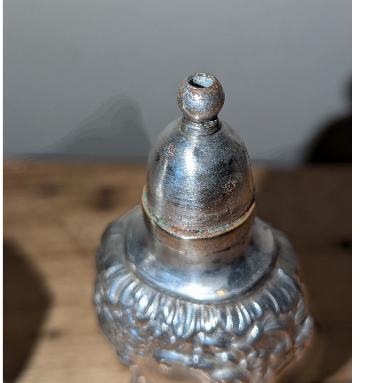 Antique 1890s Repousse English L & R Co. EPNS A1 Salt and Pepper Shakers