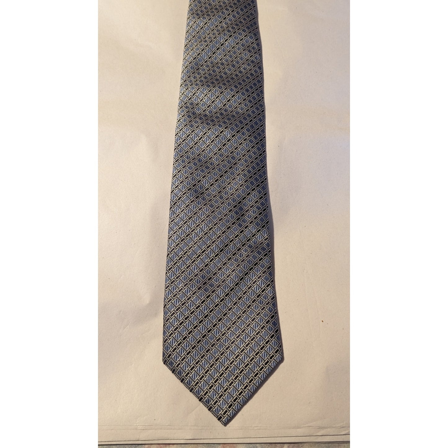 Patek Philippe Pour Ermenegildo Zegna Blue Pattern Silk Tie Limited Edition 2005