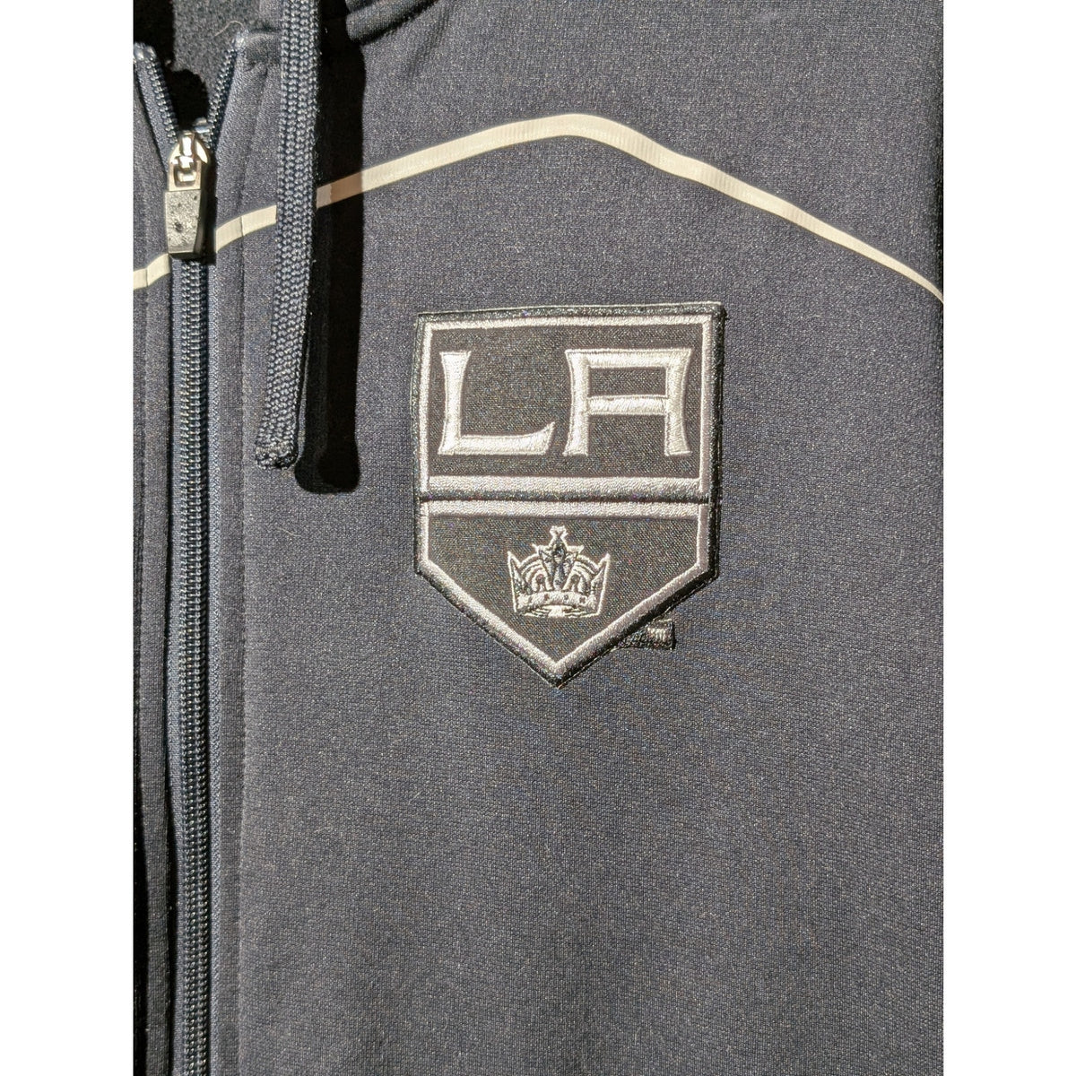 Vintage Bauer LA Kings Black Full Zip Hooded Jacket Men's Size Approx. L