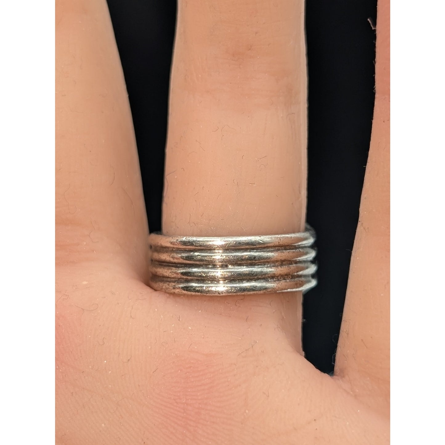 925 Sterling Silver Sunburst Cut Mystic Topaz Chunky Modern Design Ring Sz 5.25