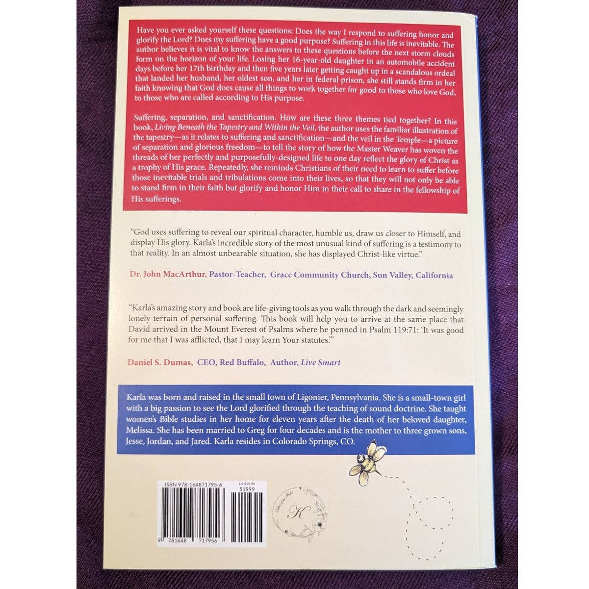 Christian Book Memoir--Living Beneath the Tapestry & Within the Veil