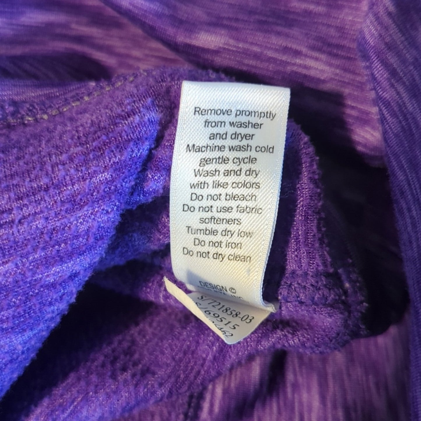 Athleta Women's Small Purple Full Zip Yoga Hoodie Sweatshirt Athleisure Sz S
