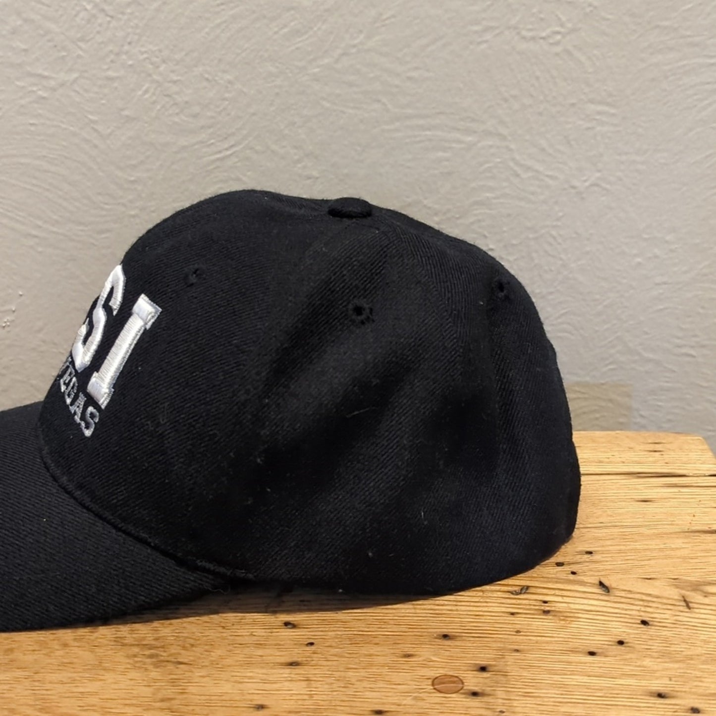 CSI Las Vegas Embroidered Black Velcro Adjustable Back Cap