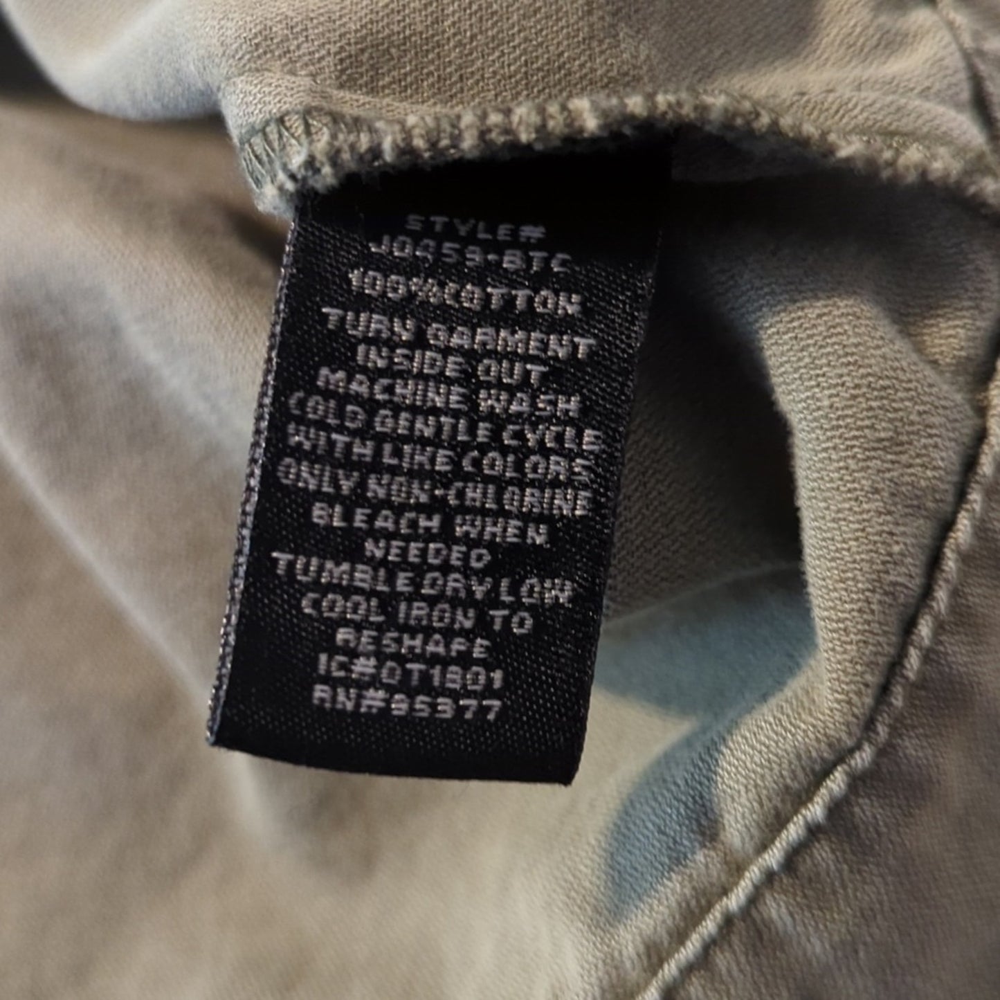 Sanctuary Khaki Green Bell Sleeve Military Full Zip Jacket Women's Size M