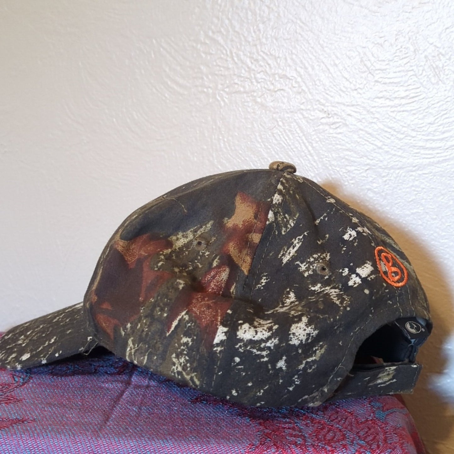 Garth Brooks World Tour 2014 Orange Embroidered Camo Adjustable Cap