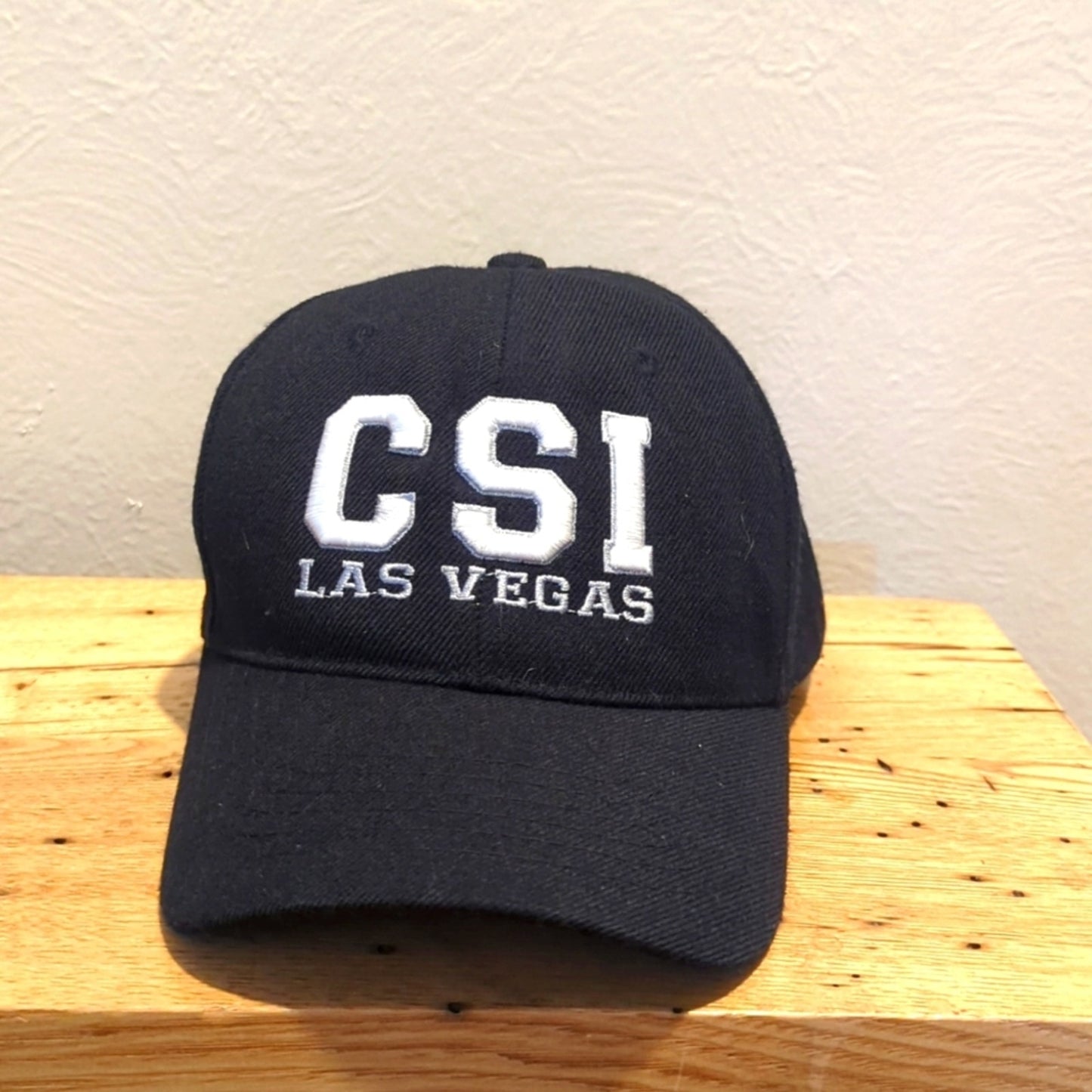 CSI Las Vegas Embroidered Black Velcro Adjustable Back Cap