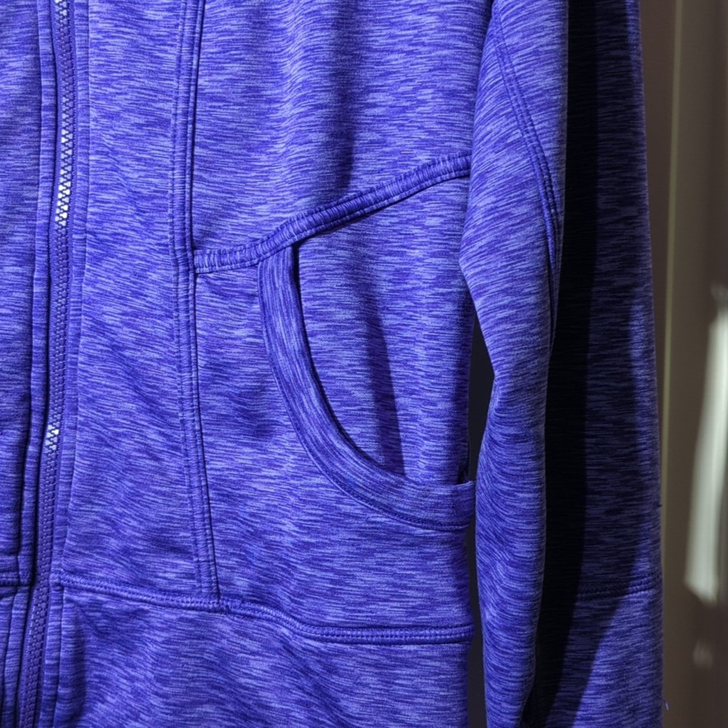 Athleta Women's Small Purple Full Zip Yoga Hoodie Sweatshirt Athleisure Sz S