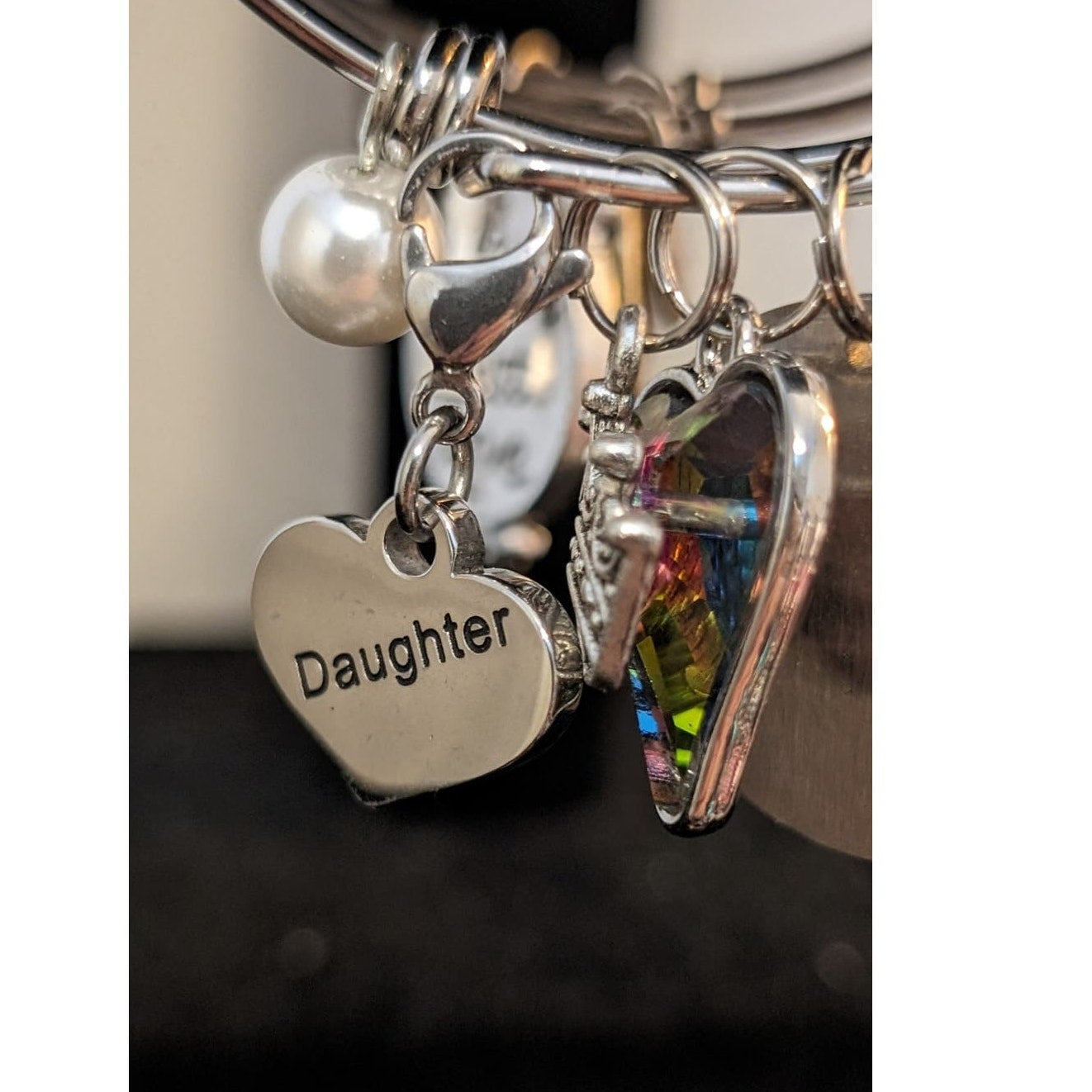 Three Silver Tone Bangle Style Bracelets