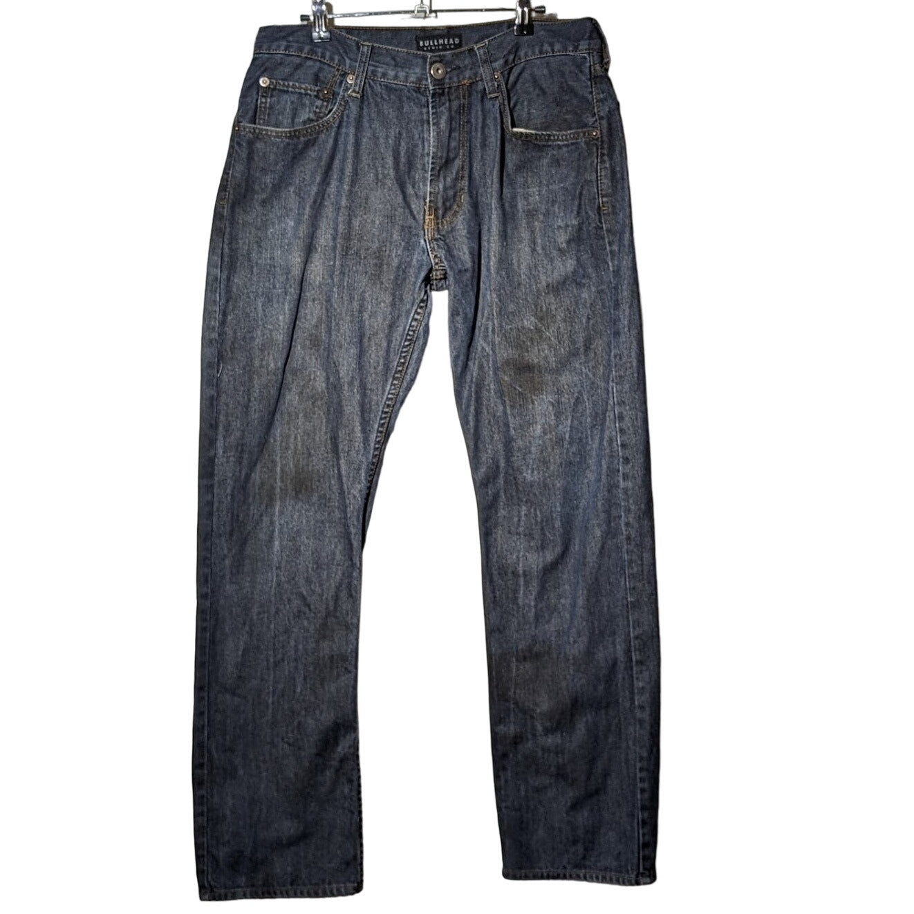 Bullhead Dark Wash Slim Straight Men's Jeans Size 34 X 32