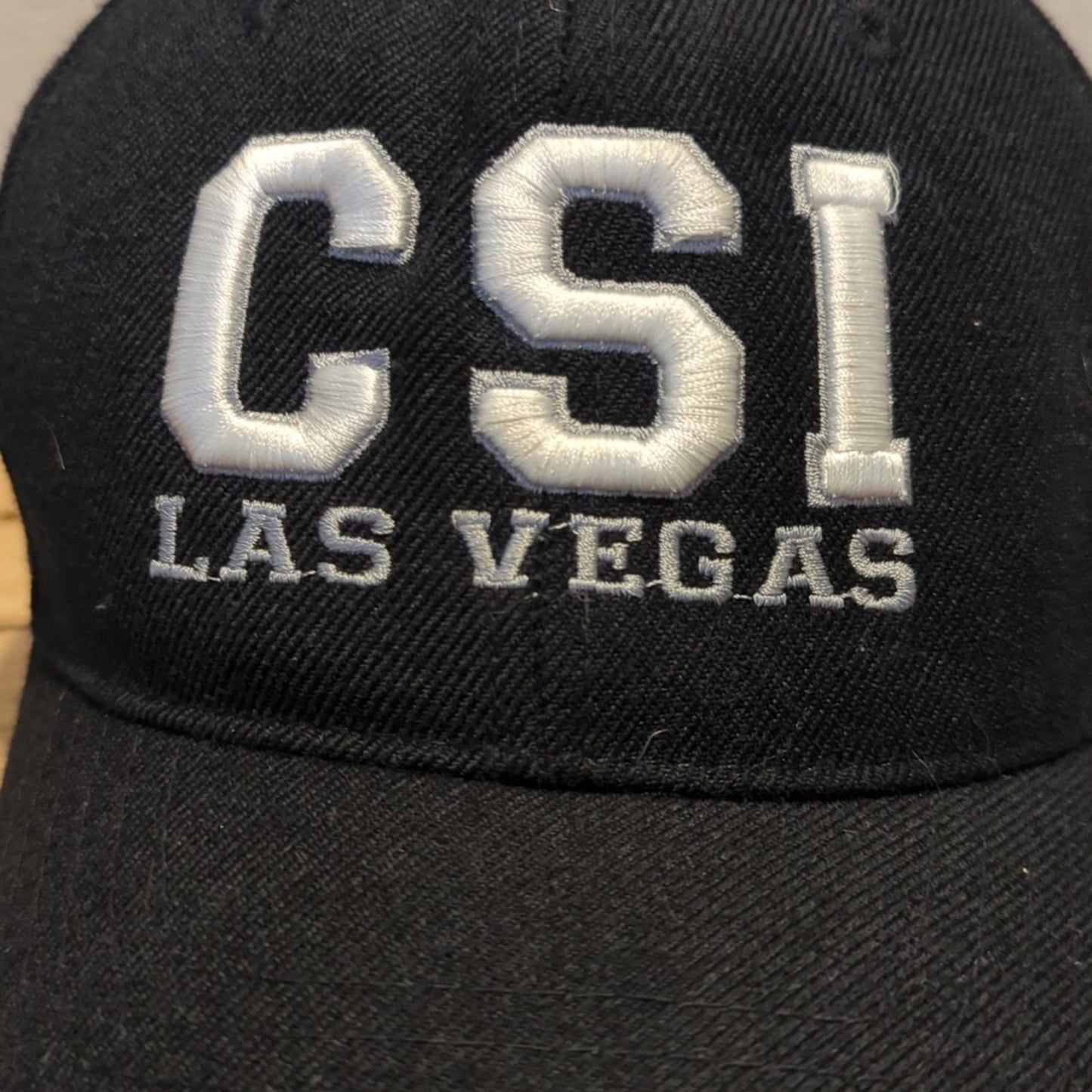 CSI Las Vegas Embroidered Black Velcro Adjustable Back Cap