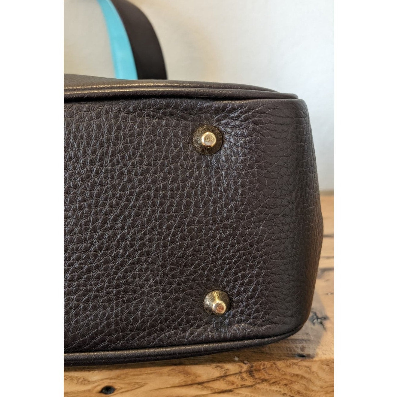 Sweet Tooth Brown Pebbled Grain Cheetah Heart Satchel Handbag