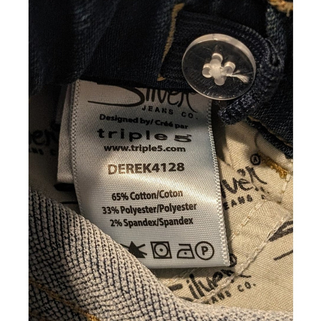 Silver Jeans Co. Derek Eco Friendly Denim Short, Medium Wash NWT Kids Size 6